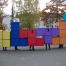 Life-Size Tetris Family Halloween Costume