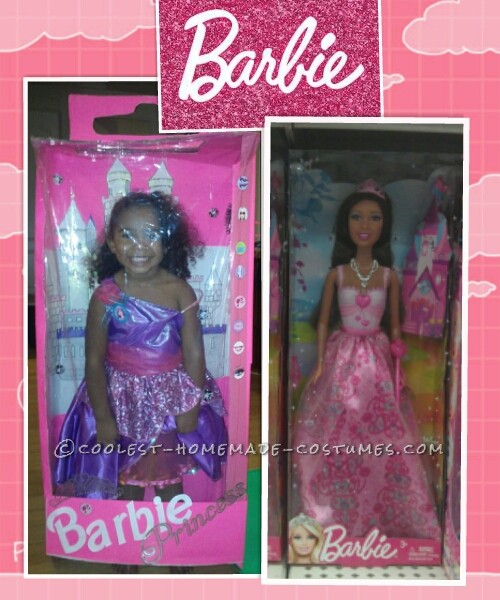 Life-Size Toddler Barbie in the Box Costumes