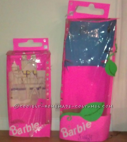 Life-Size Toddler Barbie in the Box Costumes