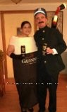 Pint of Glamorous Guinness Beer and Zookeeper Homemade Couple Costume