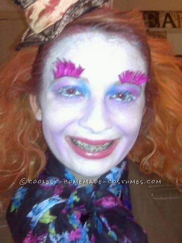 Homemade Mad Hatter Costume for a Girl