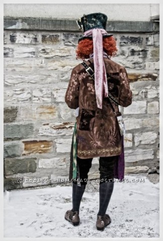 Awesome Homemade Mad Hatter Costume from Alice in Wonderland: In 2010 my girlfriend and me saw in the cinema a trailer of Alice in Wonderland. For a few seconds we also saw Johnny Depp as Mad Hatter in this trail