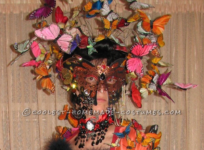 Artistic Homemade Madame Butterfly Costume