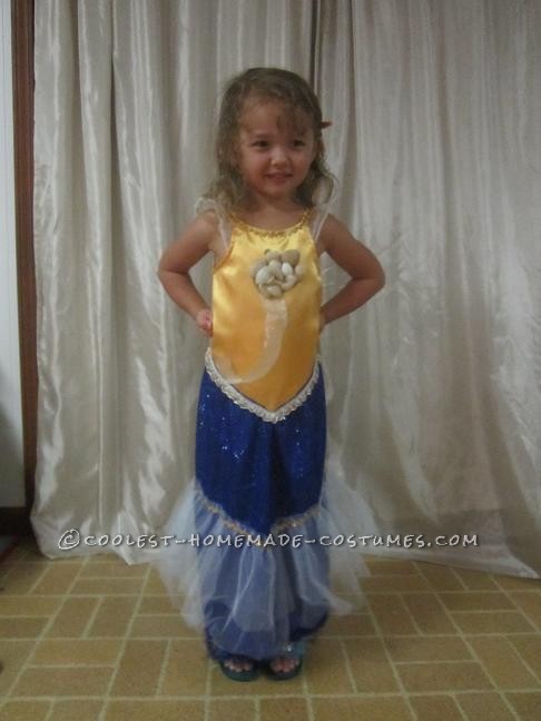 Magical Homemade Mermaid Costume for a Girl