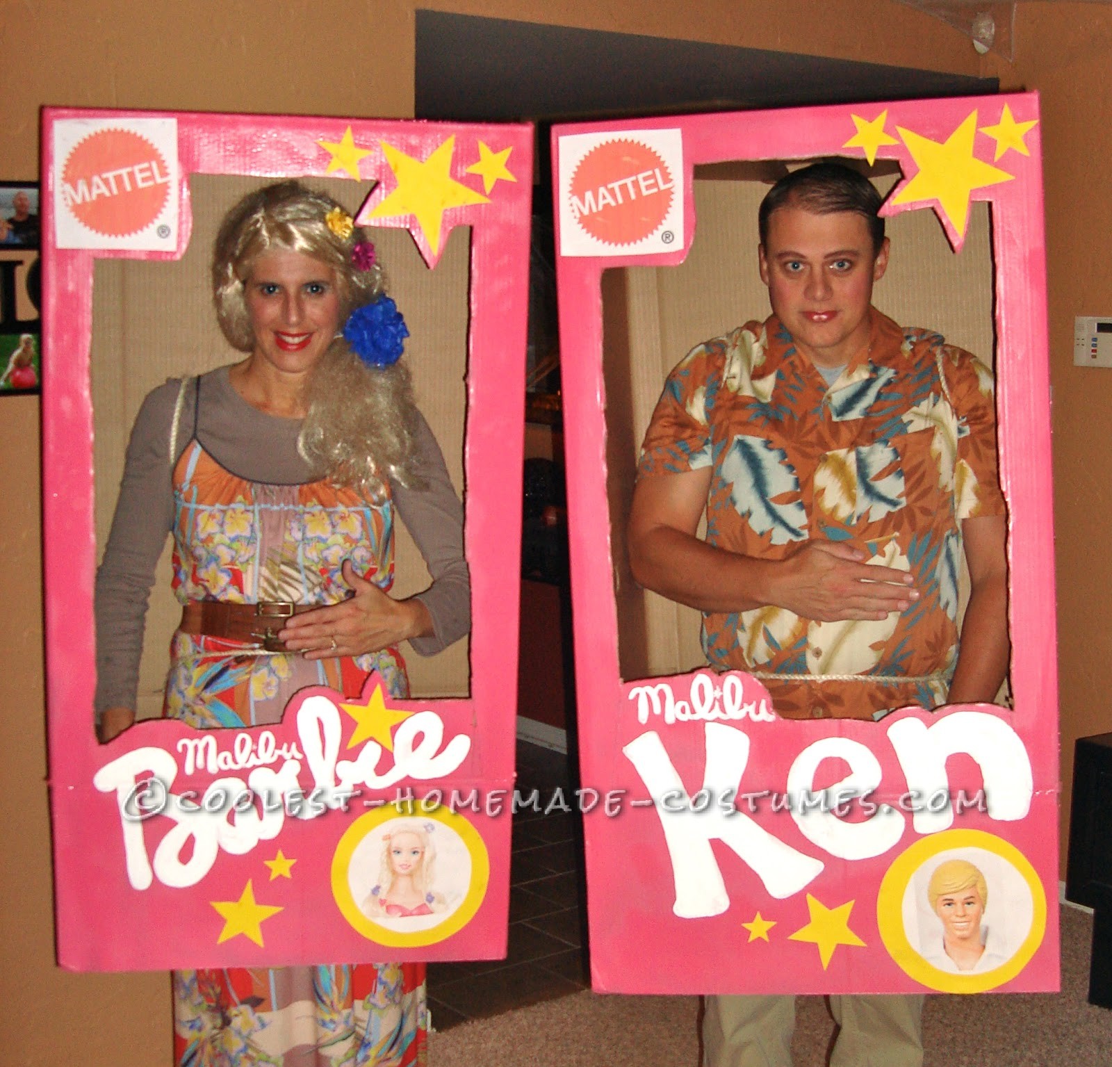 Malibu Barbie and Ken Couple Costume: I wanted a cool costume this year but one that wouldn't break the bank.  Costumes are quite pricey!  My husband and I like to go as a couple so I ha