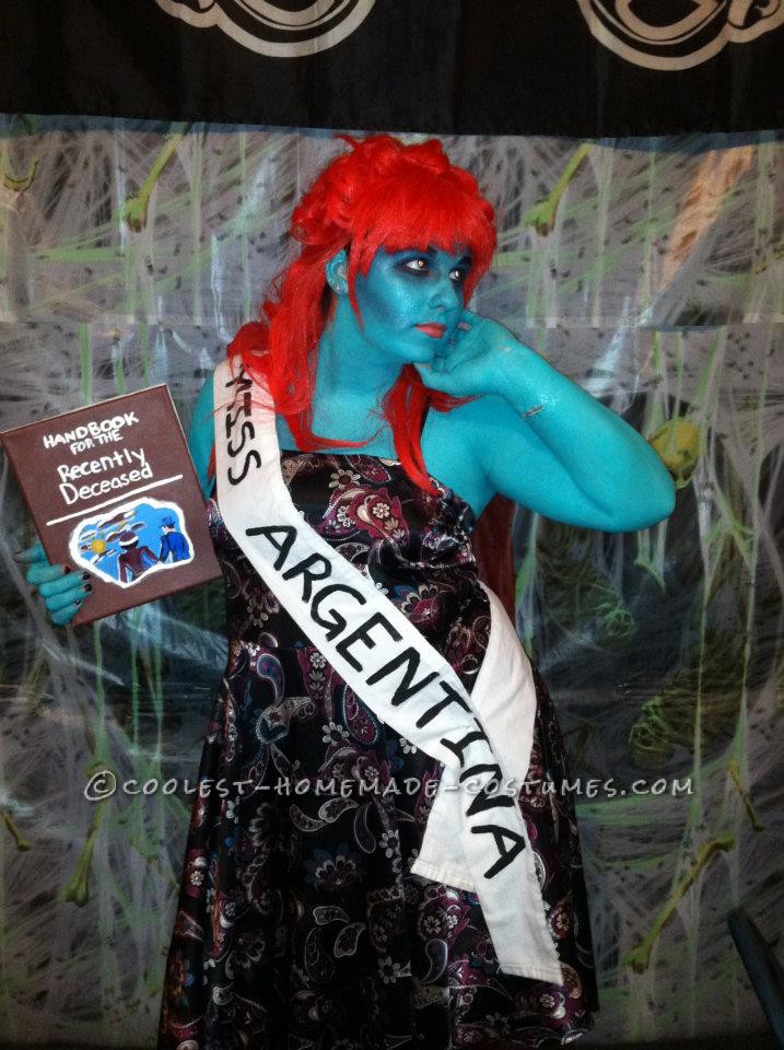 HEY THERE!! My name is Heather and this is my Miss. Argentina Costume....
I was watching beetlejuice one night in the summer and the lightbulb turne