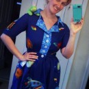 Homemade Ms. Frizzle Costume of The Magic School Bus