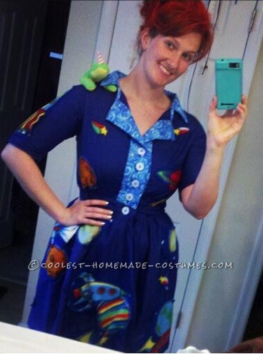 Homemade Ms. Frizzle Costume of The Magic School Bus