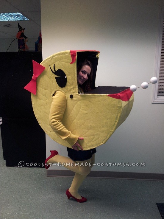 Original Homemade Halloween Costume: Ms. Pacman Comes Alive!