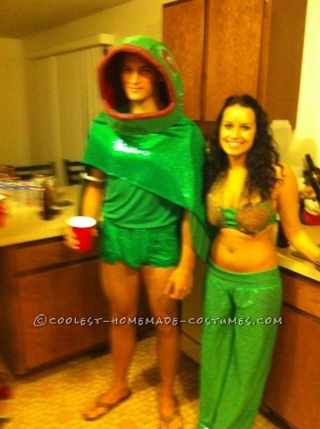 Opposite Mermaids Couple Costume Inspired by Family Guy Episode