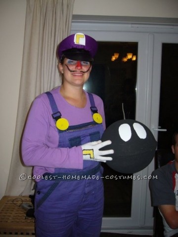 Original Waluigi Mario Kart Costume