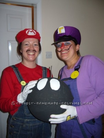 Original Waluigi Mario Kart Costume