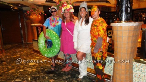 Homemade Four Seasons Cruisin' Group Costume