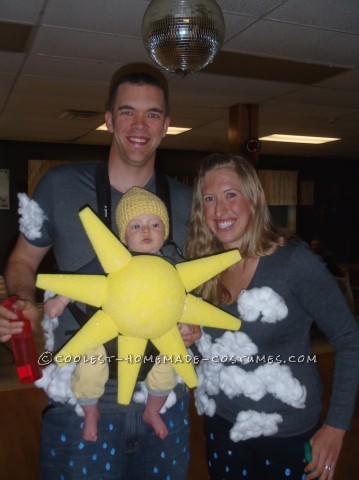 Partly Cloudy With a Chance of Rain Family Costume