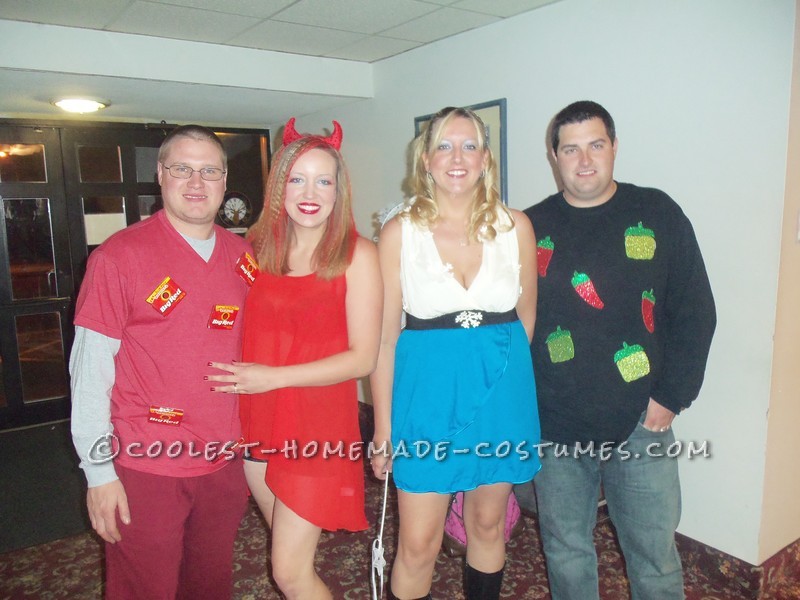 Last-Minute Red Hot Chili Peppers Group Wordplay Costume