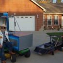 Ridiculously Awesome Costume from Smokey and the Bandit: The Snowman and Bandit: Bandit and his Trans Am AND the Snowman and his Semi Truck  So what do you do when your sons come to you in May and say “Mom we just thought of wh