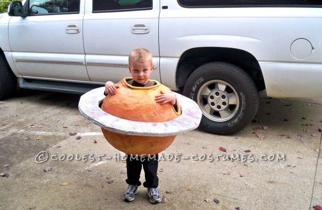 Great Saturn Boy Homemade Halloween Costume