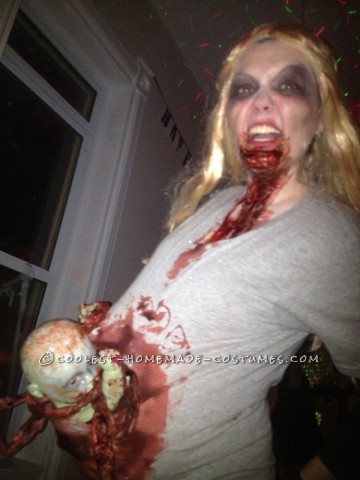 I absolutely love all things zombie and have been one for Halloween many times. This year I wanted to make it a bit different so I decided to be a pr