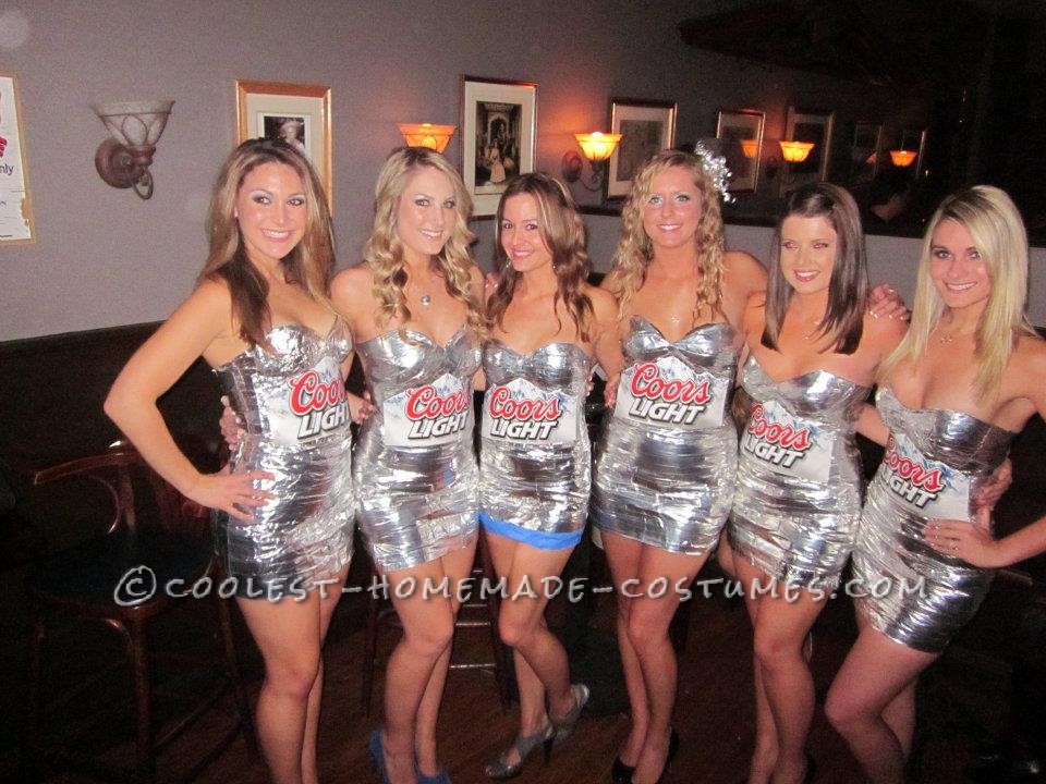 Sexy Coors Light 6-Pack Easy DIY Group Costume