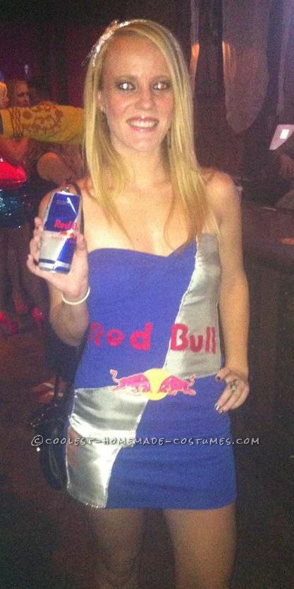 Sexy Red Bull Can Costume