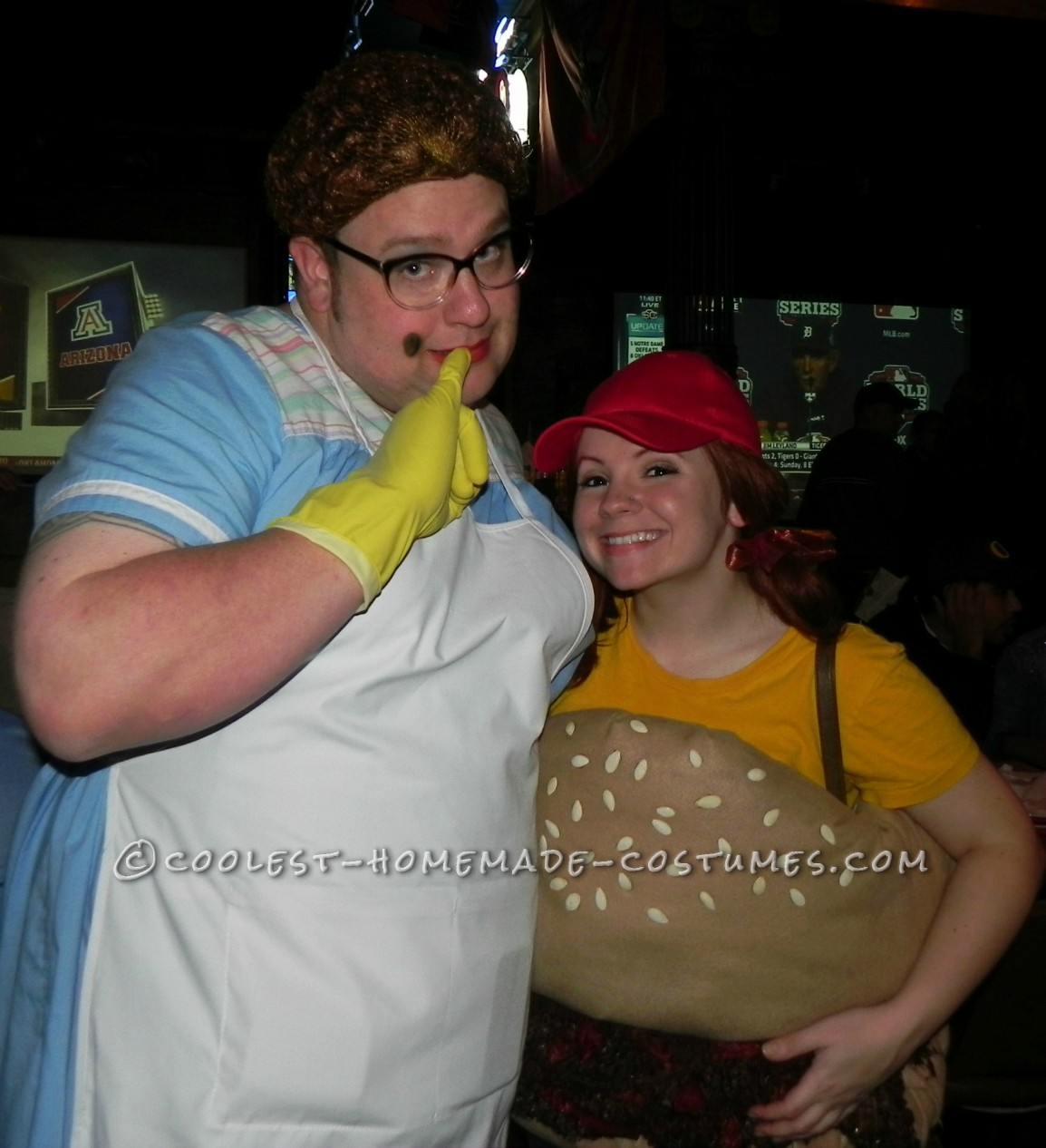 Funny SNL's Lunch Lady and Sloppy Joe Couple Costume