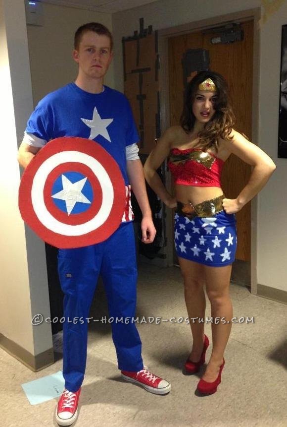 Coolest Homemade Captain America Costumes - Captain America Woman Costume Diy