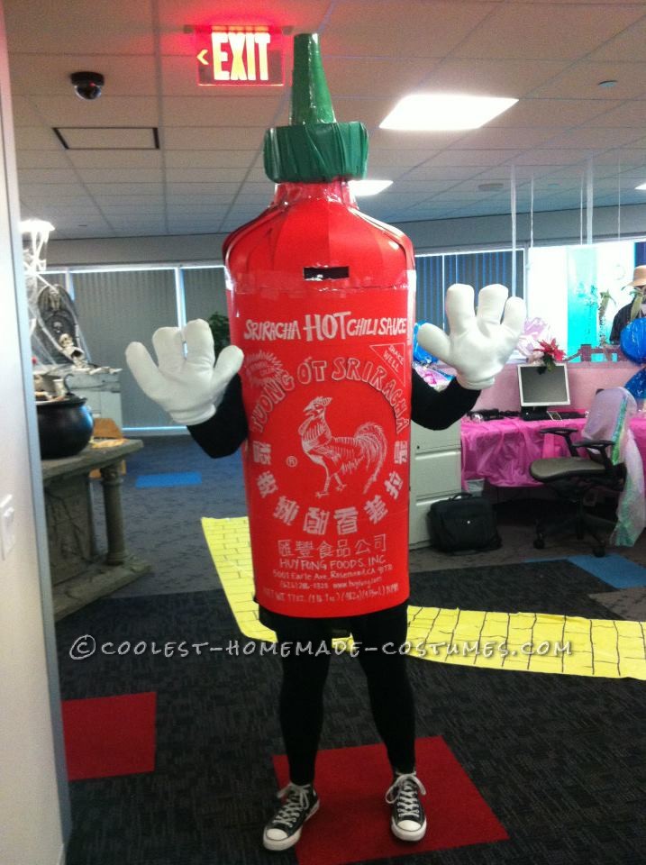 Spicy Homemade Sriracha Hot Sauce Costume