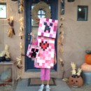 Coolest Elemental Creeper Costume from Minecraft: My daughter (along with every other kid in America) is obsessed with Minecraft.  She especially loves the creeper characters, but didn't want to be t