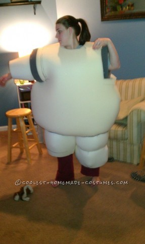 Fun Homemade Stay Puft Marshmallow Man Halloween Costume