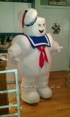 When I suggested to my fiance, Jaimi, that she should be Stay Puft Marshmallow Man for Halloween, her eyes lit up and she immediately was pumped abou