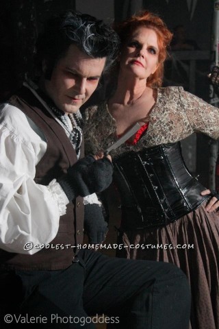 Coolest Sweeney Todd and Mrs. Lovett Couple Halloween Costume