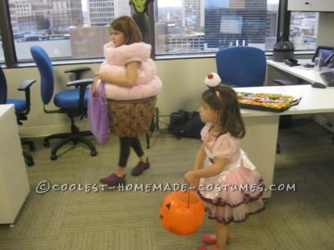 Sweetest Chocolate Cupcake Halloween Costume for a Girl