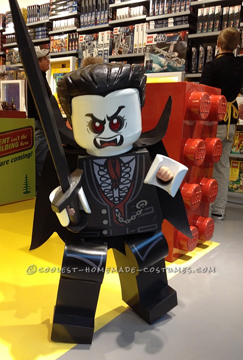 Awesome Homemade Minfigure Costume: The Awakening of Lego Lord Vampyre