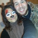 The Best Deer and Hunter Halloween Couple Costume Ever!