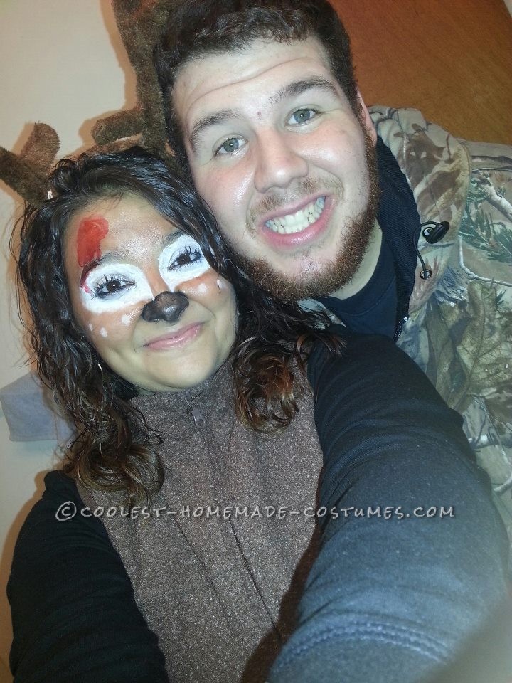 The Best Deer and Hunter Halloween Couple Costume Ever!