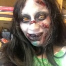 Creepy Homemade Regan Halloween Costume from The Exorcist: Every year my company hosts a huge Halloween party and costume contest. My co-workers and I are always trying to beat each other out for 1st place. Th