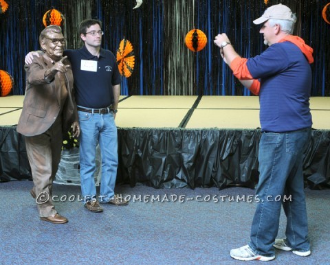 Original Homemade Costume: The Joe Paterno Statue