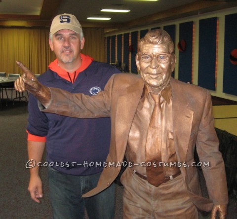 Original Homemade Costume: The Joe Paterno Statue