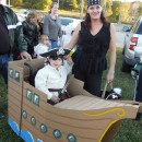 Another Halloween, another great wheelchair costume for now 6 year old William Joel!  This year I simply acquired 3 large pieces of cardboard fr