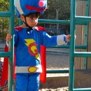 Coolest Homemade Toddler Super Grover 2.0 Costume