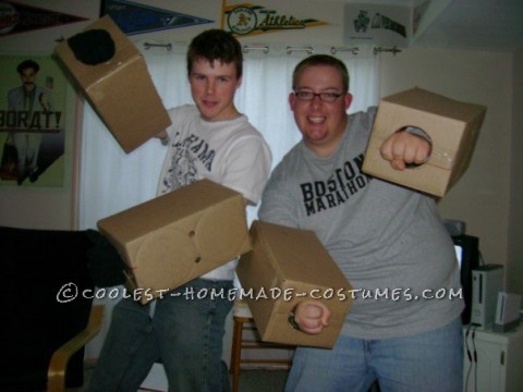 It was Halloween 2007. Living in Lethbridge, AB at the time and going to school. My room mate and myself wanted to create costumes that would win us