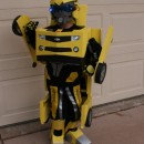 Awesome Homemade Transforming Bumblebee Transformer Halloween Costume