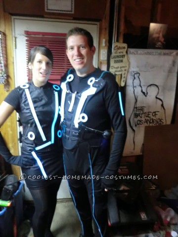 Glowing Couple Costume from Tron: Sam Flynn and Quorra