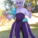 My daughter was dying to be Ursula for Halloween this year.  After searching the web for a costume to buy, I realized that there wasn't one out