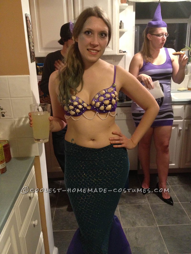 Sexy Homemade Mermaid Halloween Costume - What a Catch!