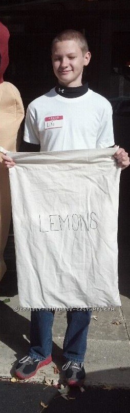 When Life Gives You Lemons Wordplay Costume