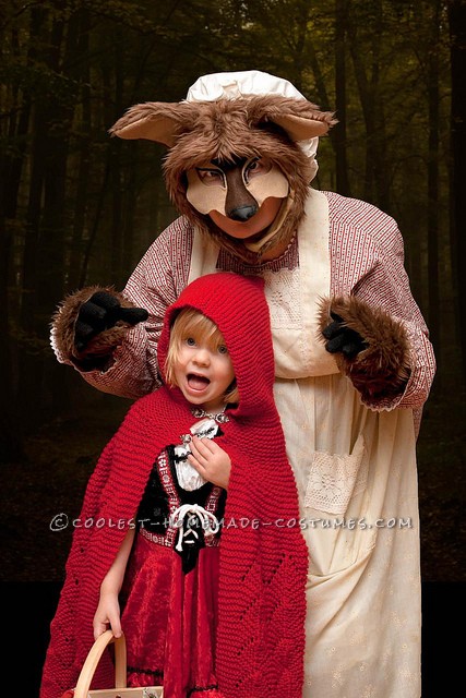 Not-So-Scary Homemade Big Bad Wolf Costume
