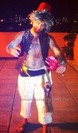 Fun Zombie Aladdin Homemade Halloween Costume