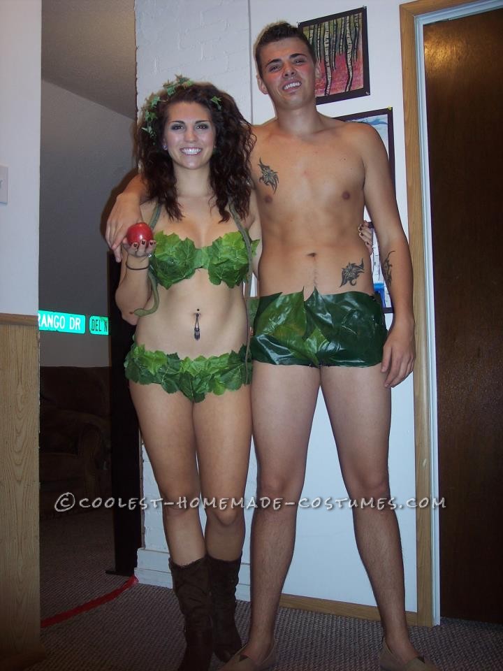 Easy Adam and Eve Couple Costume