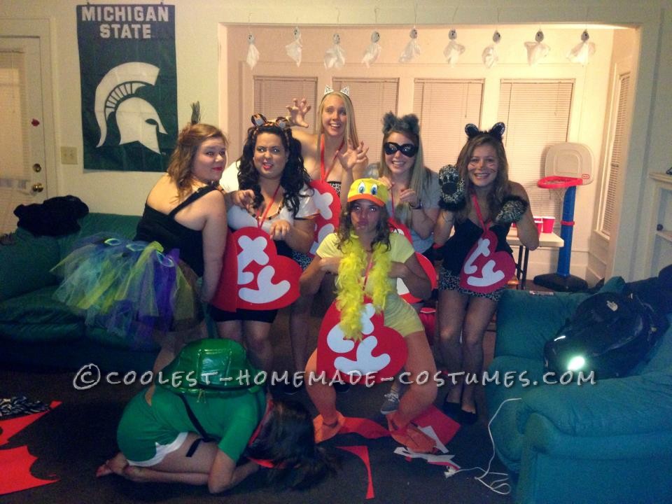 Coolest Beanie Babies Group Costume